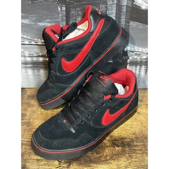Nike Other - Nike SB Paul Rodriguez Sneakers Skate Shoes Black and Red Youth Kids Size 5.5